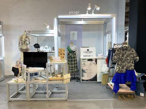 2020年の台北ファッションウィークで披露したサステナブルな展示の様子。