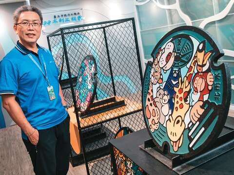 陳郭正處長表示,透過平時扎實的基本功及預做準備,確保北市各項防汛應變作為更臻縝密及周延。(攝影/鄒保祥)