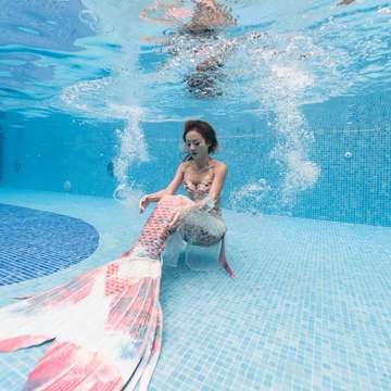 水中精靈的夏日魔法,超夢幻美人魚秀(圖片來源:大地酒店)