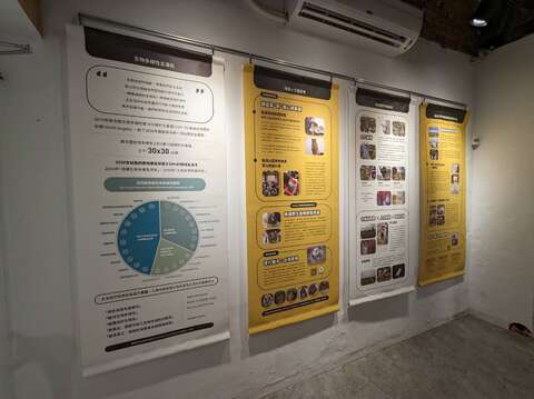 「愛不鴞失 擁抱自然」特展，介紹臺灣貓頭鷹遭受的危機(圖片來源：臺北市動物保護處)