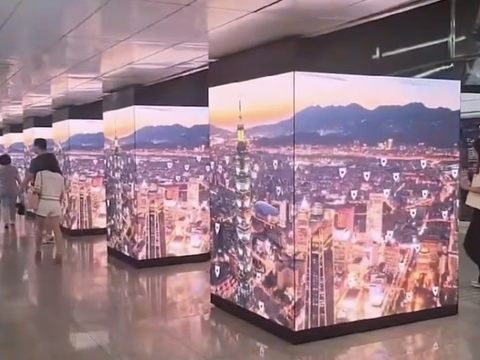 「台北都市光回廊」が9/6まで ソウル地下鉄江南駅に登場！