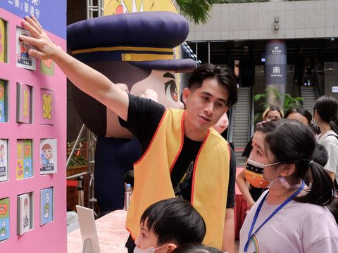 婦幼主題區任務關卡 提升孩童學習犯罪預防(圖片來源：臺北市政府觀光傳播局)