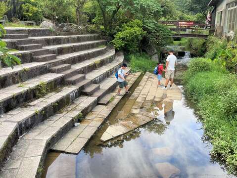 海芋環狀步道近水平台(圖片來源：臺北市政府工務局大地工程處)