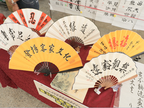 成果發表「書法」(圖片來源：臺北市政府客家事務委員會)