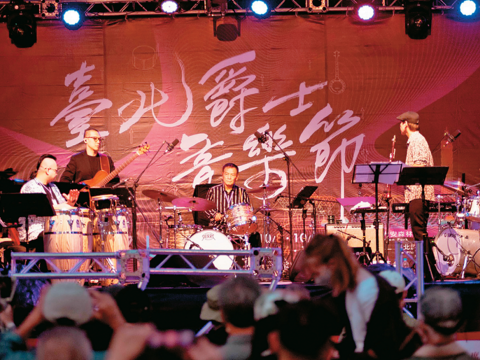 臺北爵士音樂節是台北具代表性的城市音樂品牌(圖片來源：臺北市政府文化局)