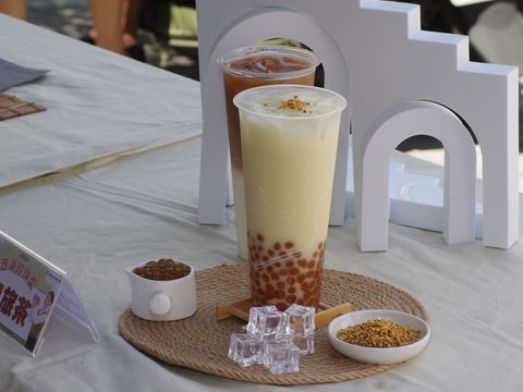 二口旅茶參賽的珍珠奶茶(圖片來源：臺北市政府觀光傳播局)