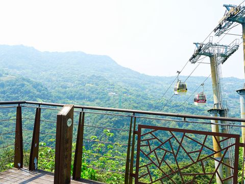 「綠光平台」可眺望貓空山區美景。(圖片來源：臺北市政府觀光傳播局)