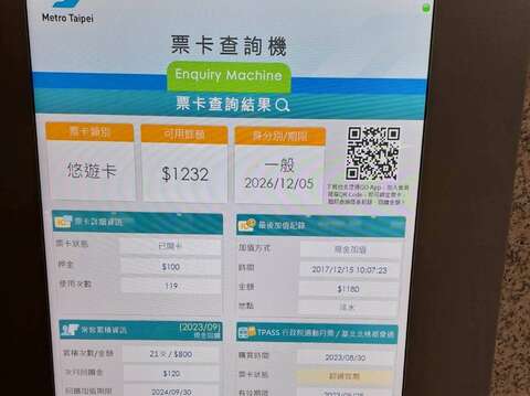 票卡無法出站 處理步驟1(圖片來源：臺北大眾捷運股份有限公司)