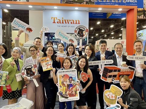 觀傳局與觀光署、MEET TAIWAN辦公室及業者共同參展(圖片來源：臺北市政府觀光傳播局)