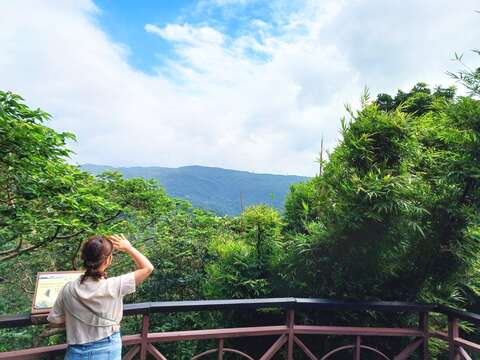 溪山鐵馬驛站觀景台(圖片來源：臺北市政府工務局大地工程處)