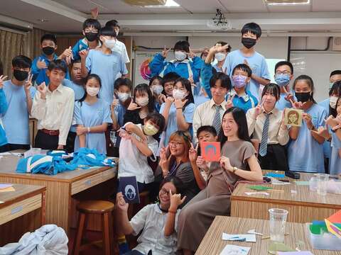 入班課程體驗_視藝作品(圖片來源：臺北市政府教育局)