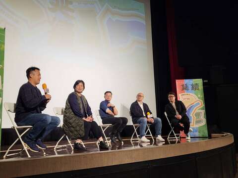 導演分享拍片甘苦(圖片來源：臺北市市場處)