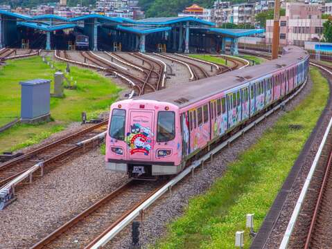 臺北捷運攜手三麗鷗(圖片來源:臺北大眾捷運股份有限公司)