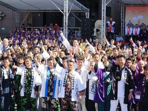 本次松山市來臺北市撞神轎祈福活動，是睽違四年、疫情結束後首度舉辦，特別具有意義，規模也較往年更盛大(圖片來源：臺北市政府秘書處媒體事務組)