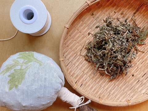 1111左手香苔球 x 麻繩網袋(圖片來源：臺北市政府客家事務委員會)