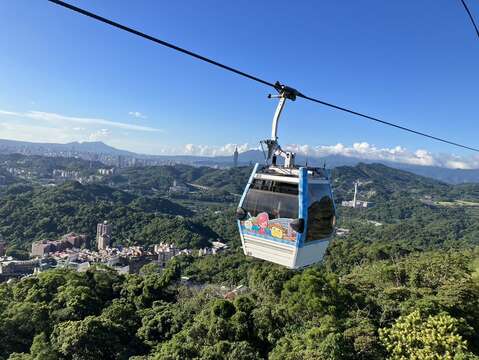 貓纜山景(圖片來源：臺北大眾捷運股份有限公司)