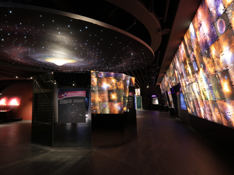 展示場(圖片來源：臺北市立天文科學教育館)