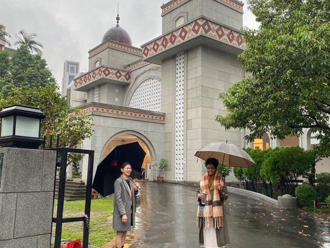 法國業者參訪台北清真寺，讚嘆臺北多元的宗教氛圍。(圖片來源：臺北市政府觀光傳播局)