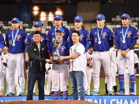 2023年第30屆亞洲棒球錦標賽，中華隊拿下亞軍。(圖片來源：臺北市政府體育局)