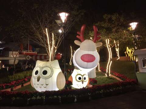 兒童新樂園聖誕節布置(圖片來源：臺北大眾捷運股份有限公司)