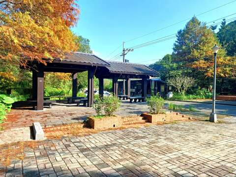 麗山農民廣場休憩涼亭(圖片來源：臺北市政府工務局大地工程處)