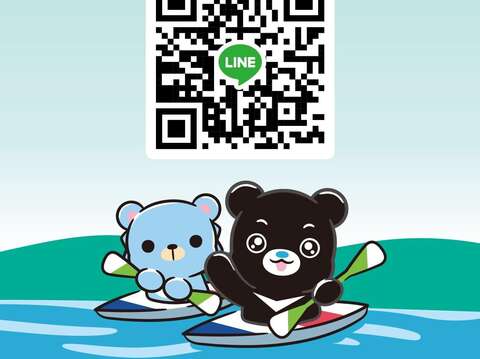 熊讚x摩沙熊聯名LINE貼圖_貼圖QRCODE(圖片來源:臺北市政府觀光傳播局)