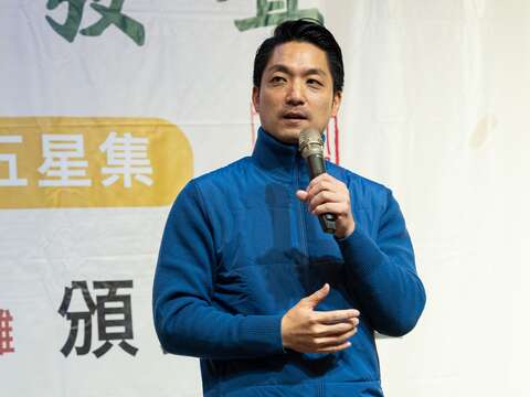 市長致詞(圖片來源：臺北市市場處)