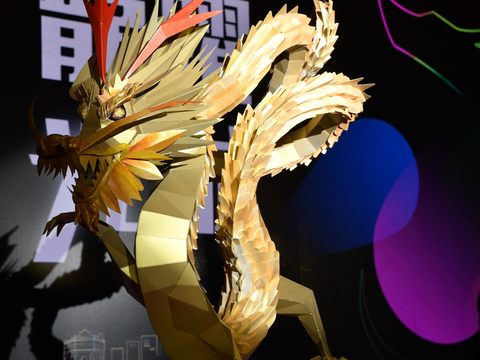 2024台北燈節主燈城現光龍(圖片來源：臺北市政府觀光傳播局)