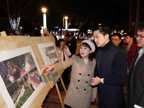 市長視察瑠公綠廊階段性成果(圖片來源:臺北市政府工務局新建工程處)