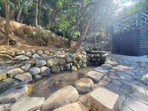 泡腳池(圖片來源：臺北市政府工務局大地工程處)