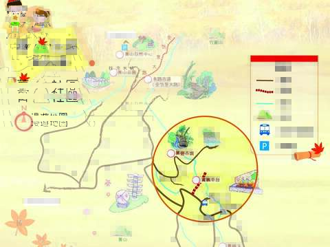 菁山社區地圖(圖片來源：臺北市政府工務局大地工程處)