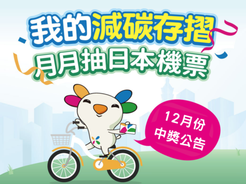 12月份得獎公告(圖片來源：臺北市公共運輸處)