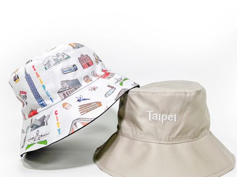 Taipei City漁夫帽(圖片來源：臺北市政府觀光傳播局)