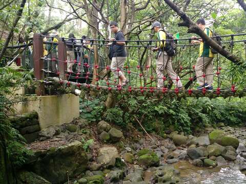 壺穴吊橋(圖片來源：臺北市政府工務局大地工程處)