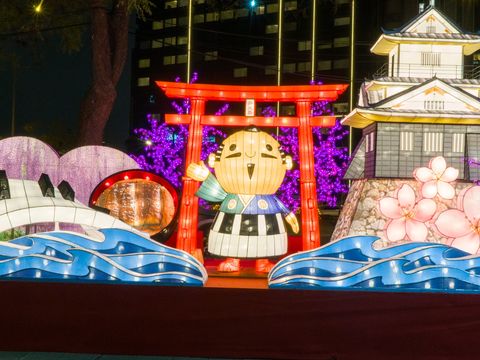 日本濱松市以吉祥物家康君及櫻花、藤花展現城市特色(圖片來源：臺北市政府觀光傳播局)