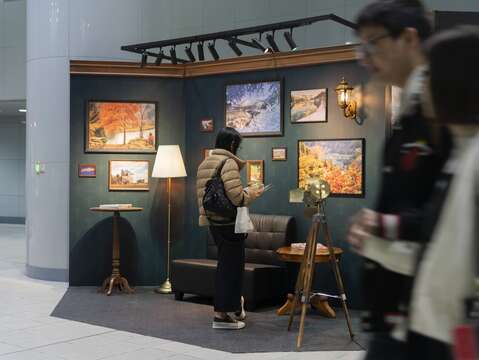 「療癒特急・只見線」攝影展(圖片來源：臺北大眾捷運股份有限公司)