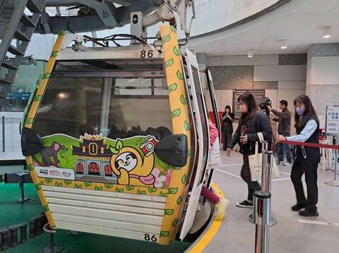 搭捷運遊台北活動，貓空纜車。(圖片來源：臺北大眾捷運股份有限公司)