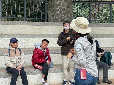 民眾參與2月25日守護家園小尖兵走讀活動(圖片來源：臺北市政府工務局公園路燈工程管理處)