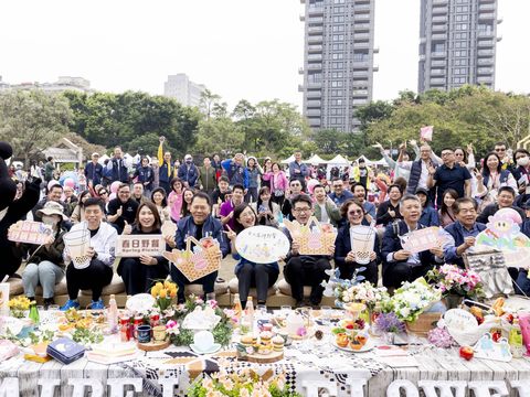 「2024台北花伴野餐」3月16日在大安森林公園熱鬧登場。(圖片來源：臺北市政府觀光傳播局)