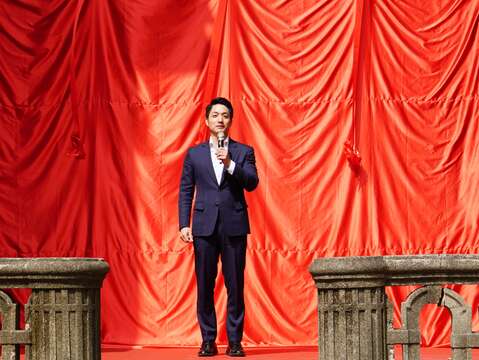 蔣萬安市長致詞。(圖片來源：臺北市政府文化局)
