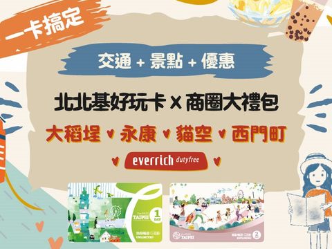 北北基好玩卡「無限暢遊卡（無制限カード）」が新しくなって再登場！