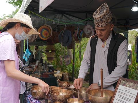 今年超過30個清真美食、穆斯林文化商品及旅館攤位，讓民眾不用出國，也能感受異國氛圍 。(圖片來源：臺北市政府觀光傳播局)