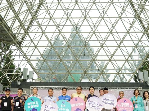 開齋節盛大舉辦，多國駐台代表與臺北市長蔣萬安到場同樂。(圖片來源：臺北市政府觀光傳播局)