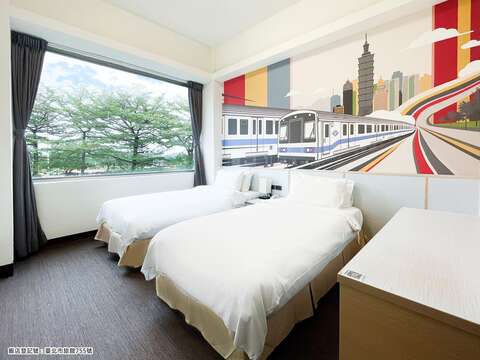 北投會館捷之旅以實惠價格、物超所值的服務及便利的交通，打造高CP值的旅遊體驗，在各大旅遊平臺獲得極高的住宿評價(圖片來源：臺北大眾捷運股份有限公司)
