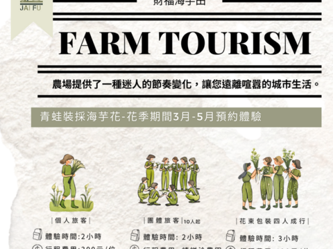 農場創新經營導入更多休閒體驗(圖片來源:臺北市政府產業發展局)