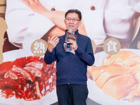 臺北市市場處陳庭輝處長表示，今年首度加入100%由民眾參與評選的茄芷袋指標認證(圖片來源：臺北市市場處)