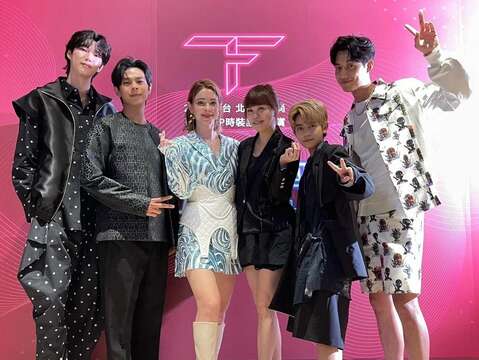 112年台北好時尚明星、藝人出席看秀(圖片來源：臺北市商業處)
