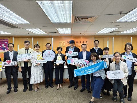 香港旅遊業議會熱情支持2025雙北世界壯年運動會(圖片來源：臺北市政府觀光傳播局)