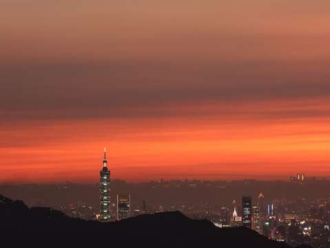 南港茶山遠眺101秘境(圖片來源：臺北市政府產業發展局)