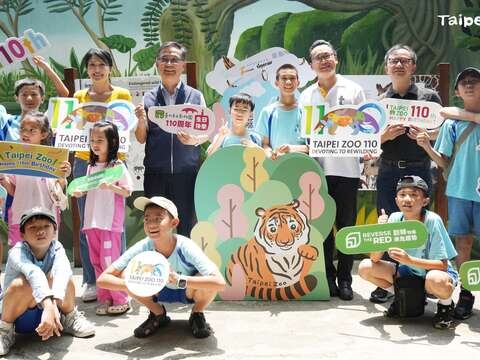 台灣虎航這次也為馬來虎的到來獻上祝福，並持續支持動物園的各項保育工作(圖片來源：臺北市立動物園)